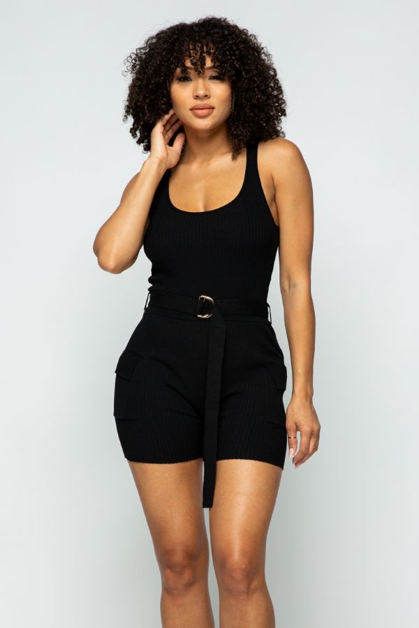 Midnight Black Romper