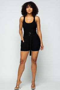 Midnight Black Romper